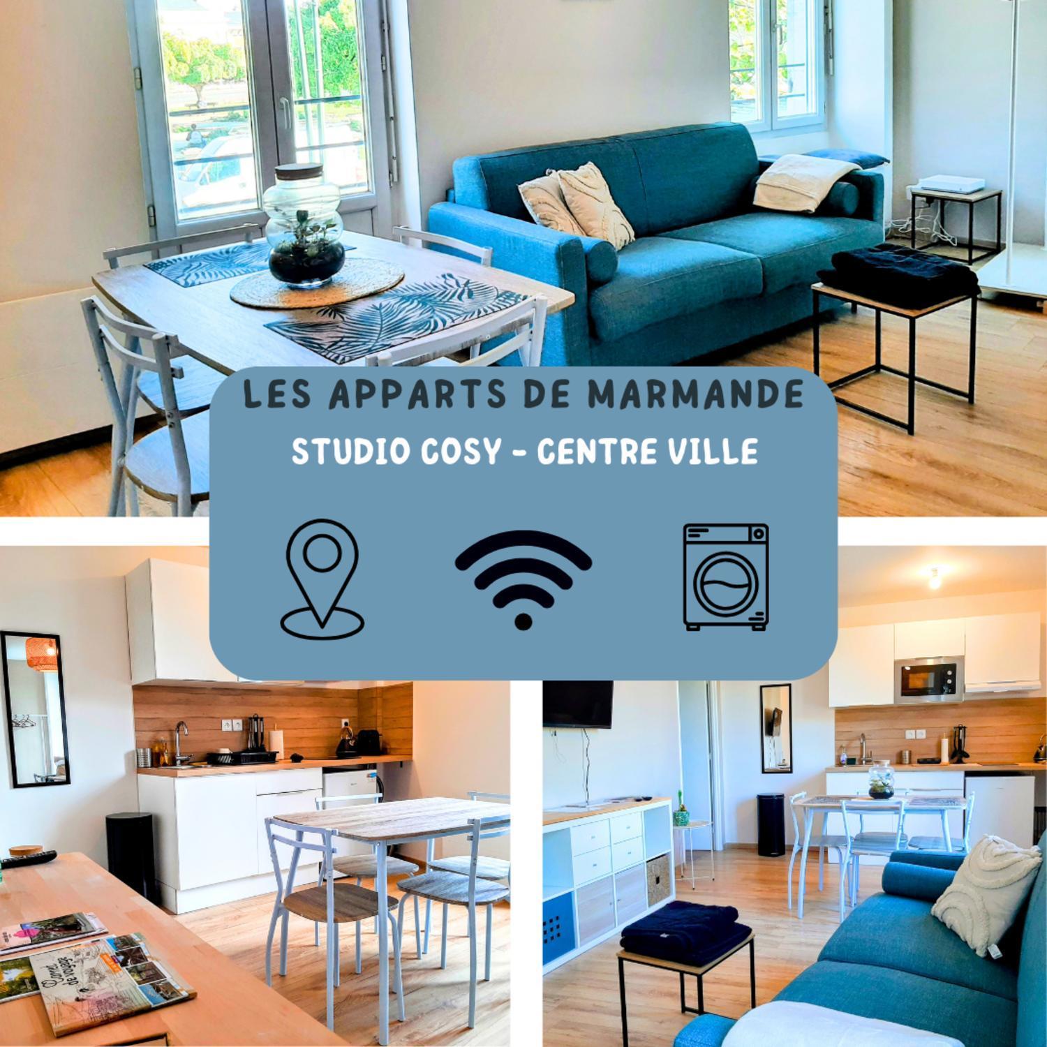 Les Apparts De Marmande - Appart Cosy, Centre De Marmande Buitenkant foto